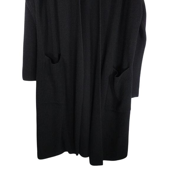 VGUC Quince Quince Australian Merino Wool Duster Cardigan Fisherman Women Medium - Picture 8 of 10